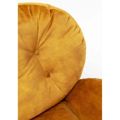 KARE Design Fauteuil Pivotant Cosy Ambre