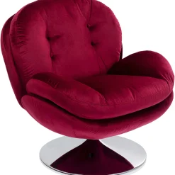 KARE Design Fauteuil Pivotant Cosy Berry