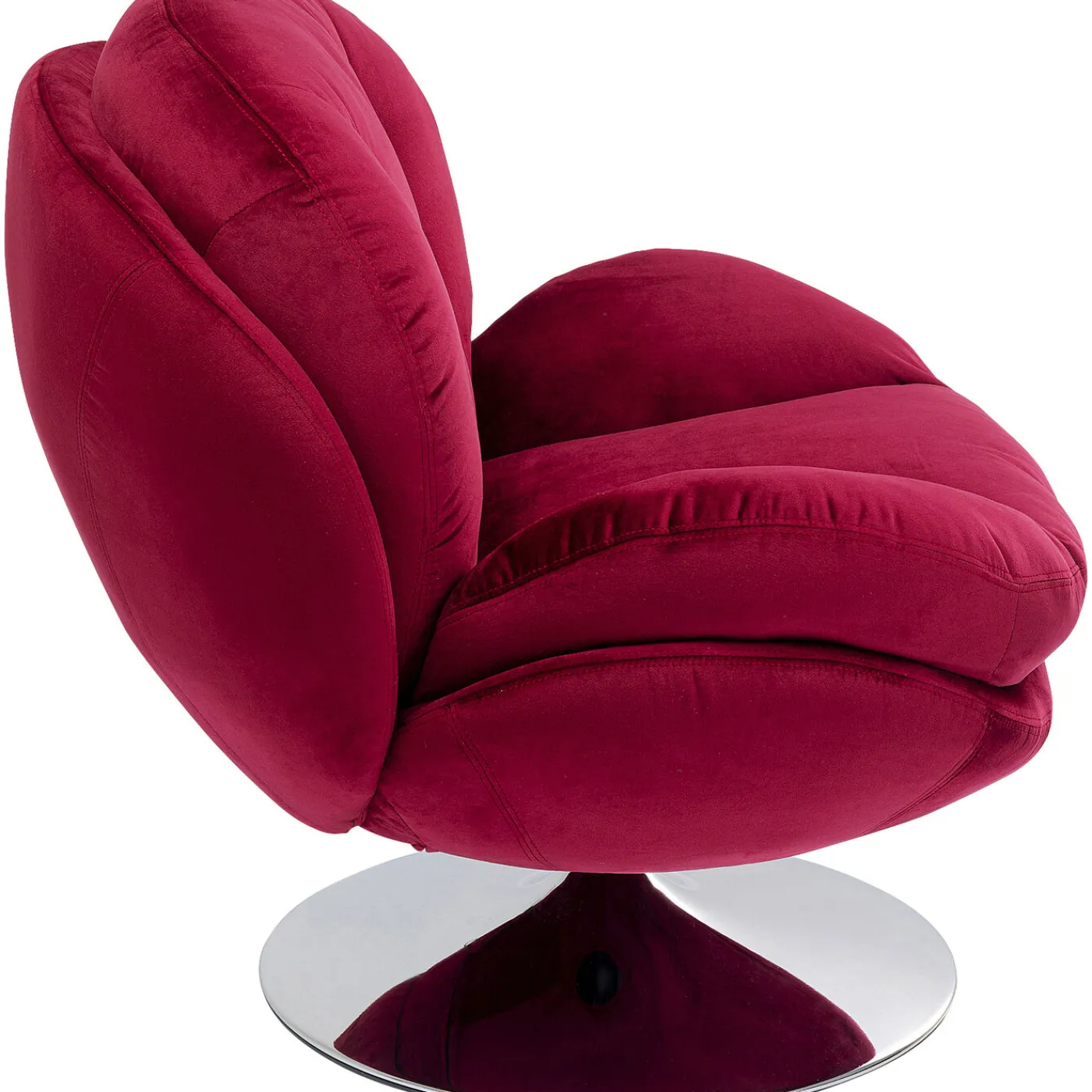 KARE Design Fauteuil Pivotant Cosy Berry