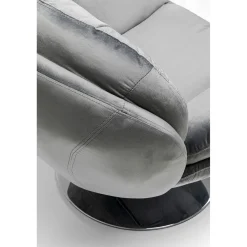 KARE Design Fauteuil Pivotant Cosy Gris