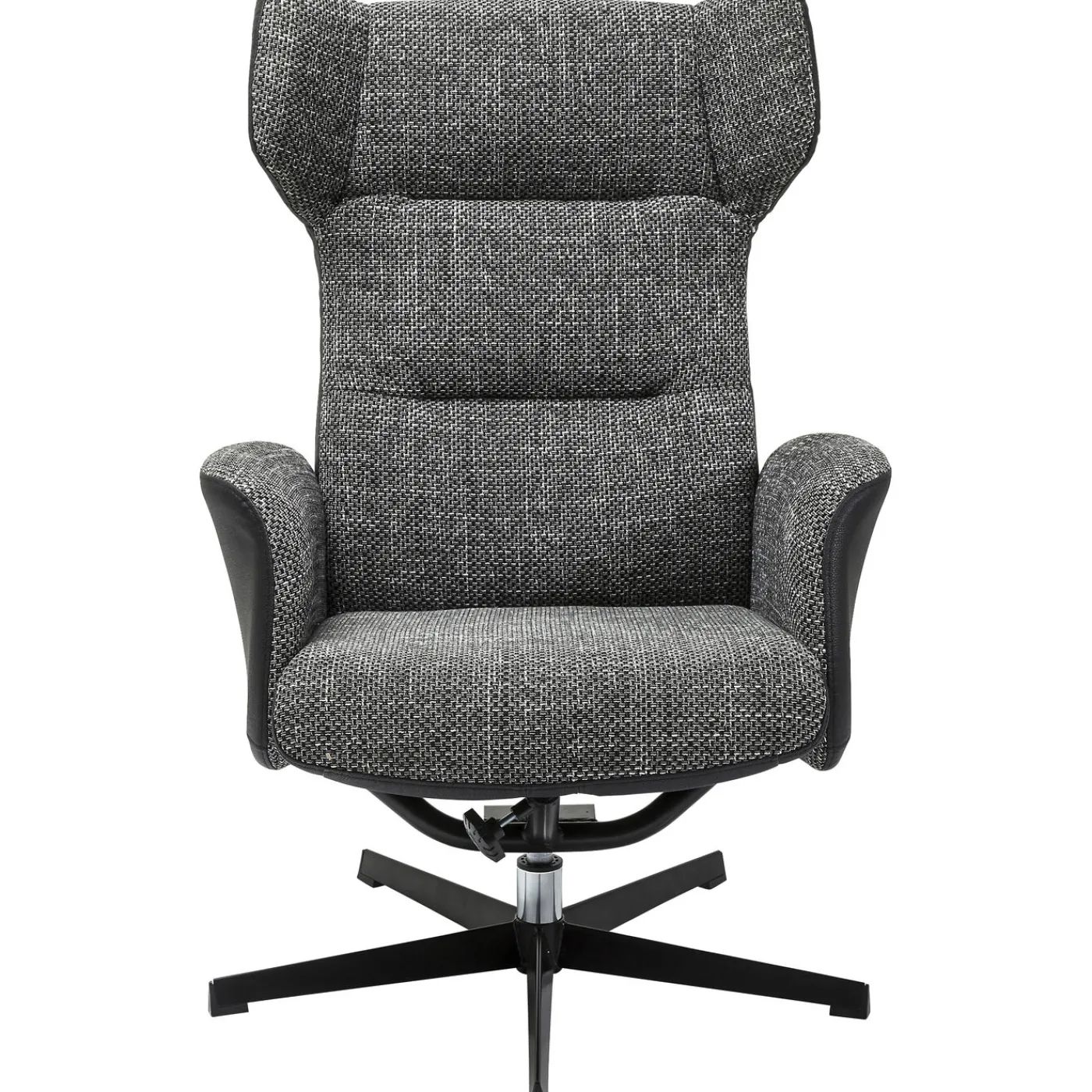 KARE Design Fauteuil Pivotant Et Repose-Pieds Ohio Salt And Pe