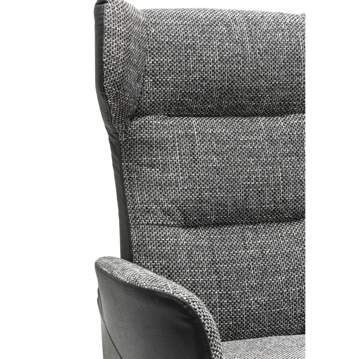 KARE Design Fauteuil Pivotant Et Repose-Pieds Ohio Salt And Pe