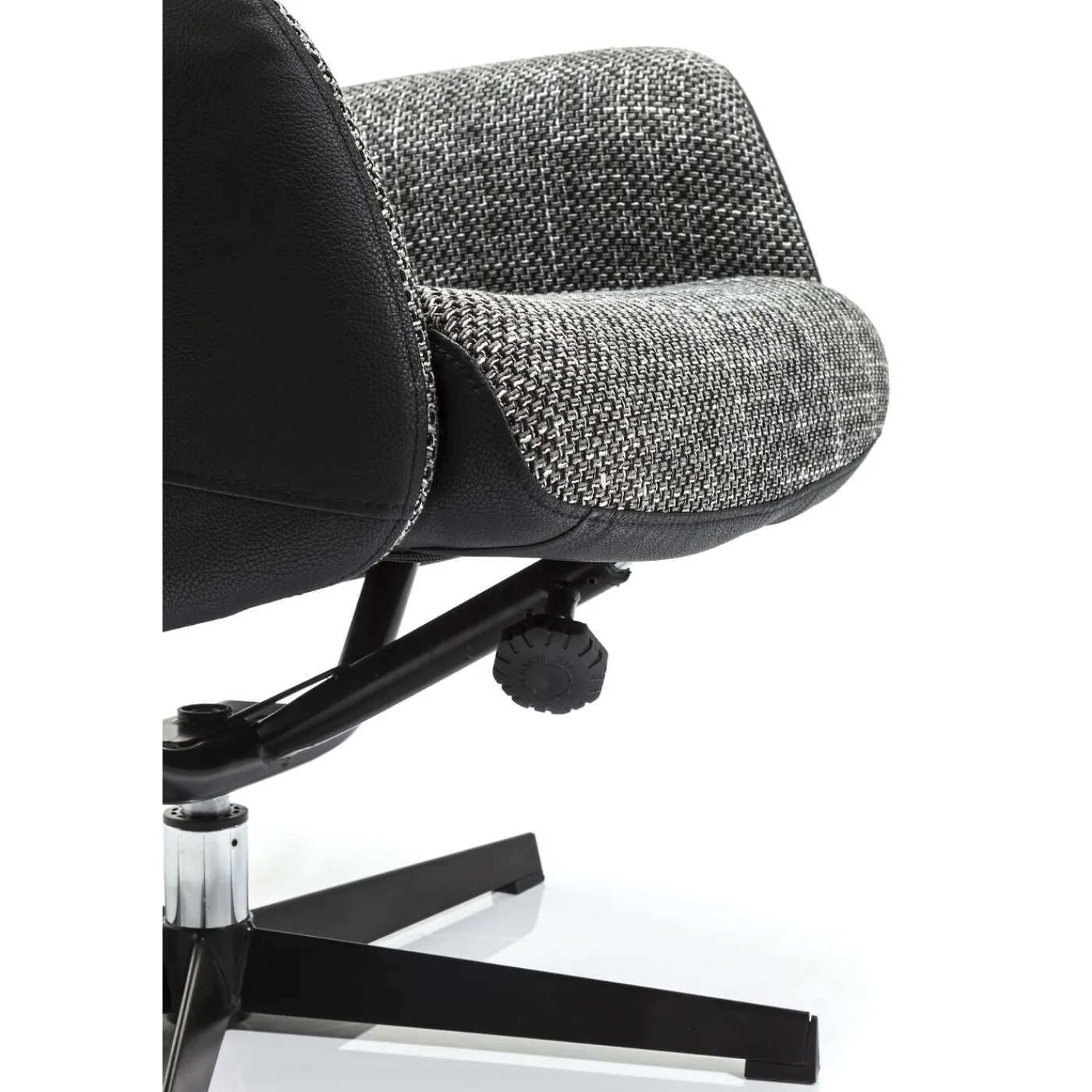 KARE Design Fauteuil Pivotant Et Repose-Pieds Ohio Salt And Pe