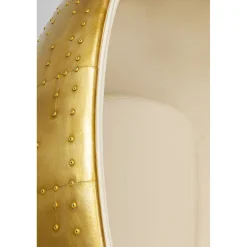 KARE Design Fauteuil Pivotant Eye Ball Laiton