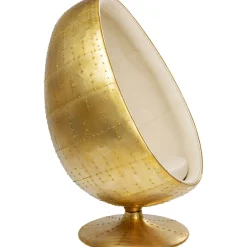 KARE Design Fauteuil Pivotant Eye Ball Laiton