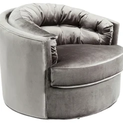 KARE Design Fauteuil Pivotant Music Hall Gris