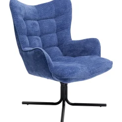 KARE Design Fauteuil Pivotant Oscar Denim
