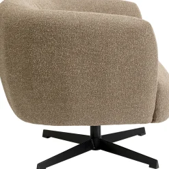 KARE Design Fauteuil Pivotant Peony Beige