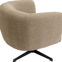 KARE Design Fauteuil Pivotant Peony Beige