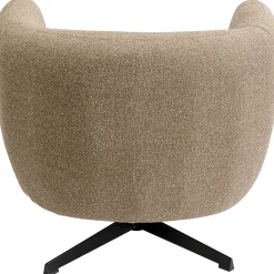 KARE Design Fauteuil Pivotant Peony Beige