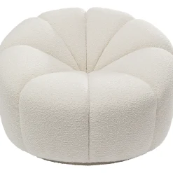 KARE Design Fauteuil Pivotant Peppo Lounge Blanc