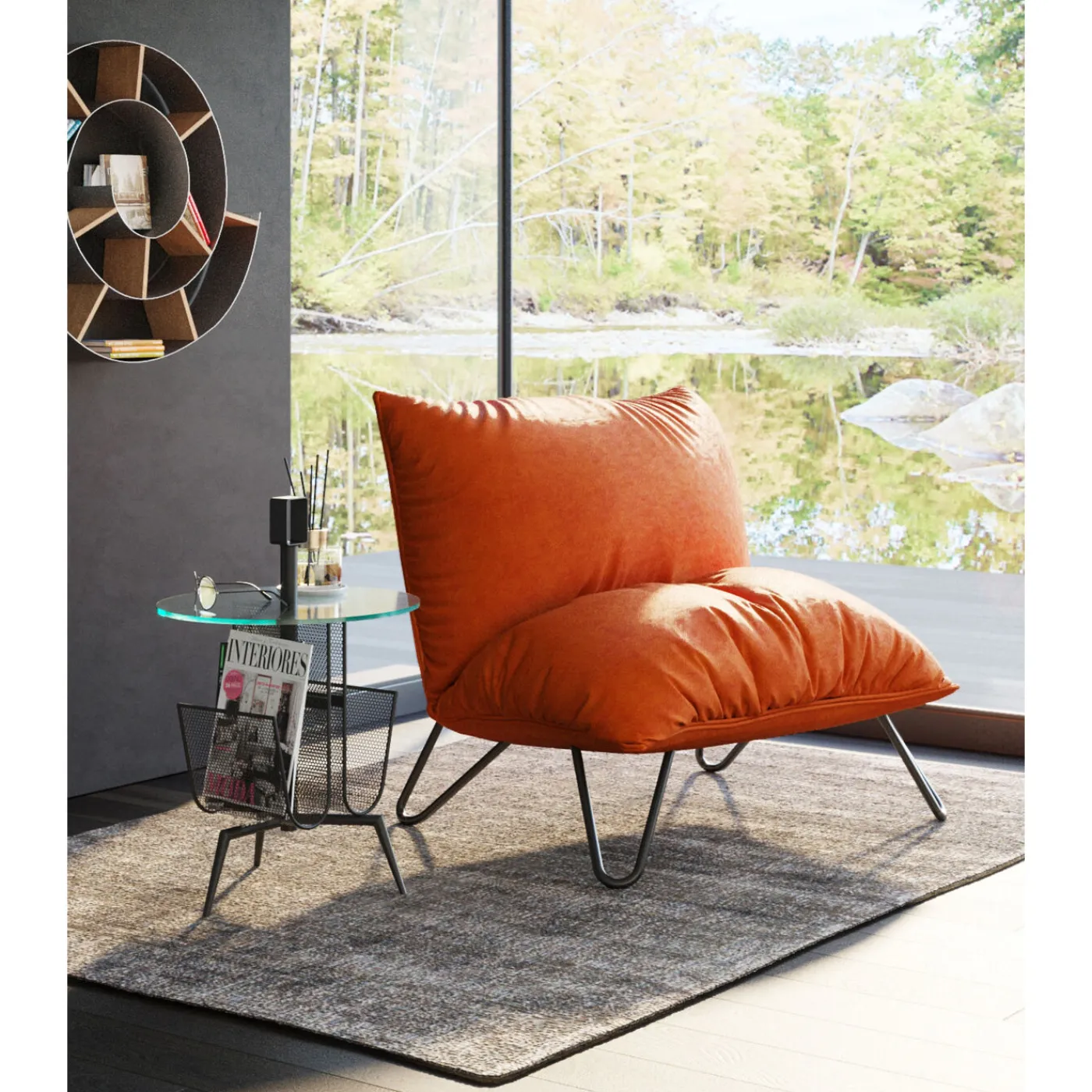 KARE Design Fauteuil Port Pino Curry