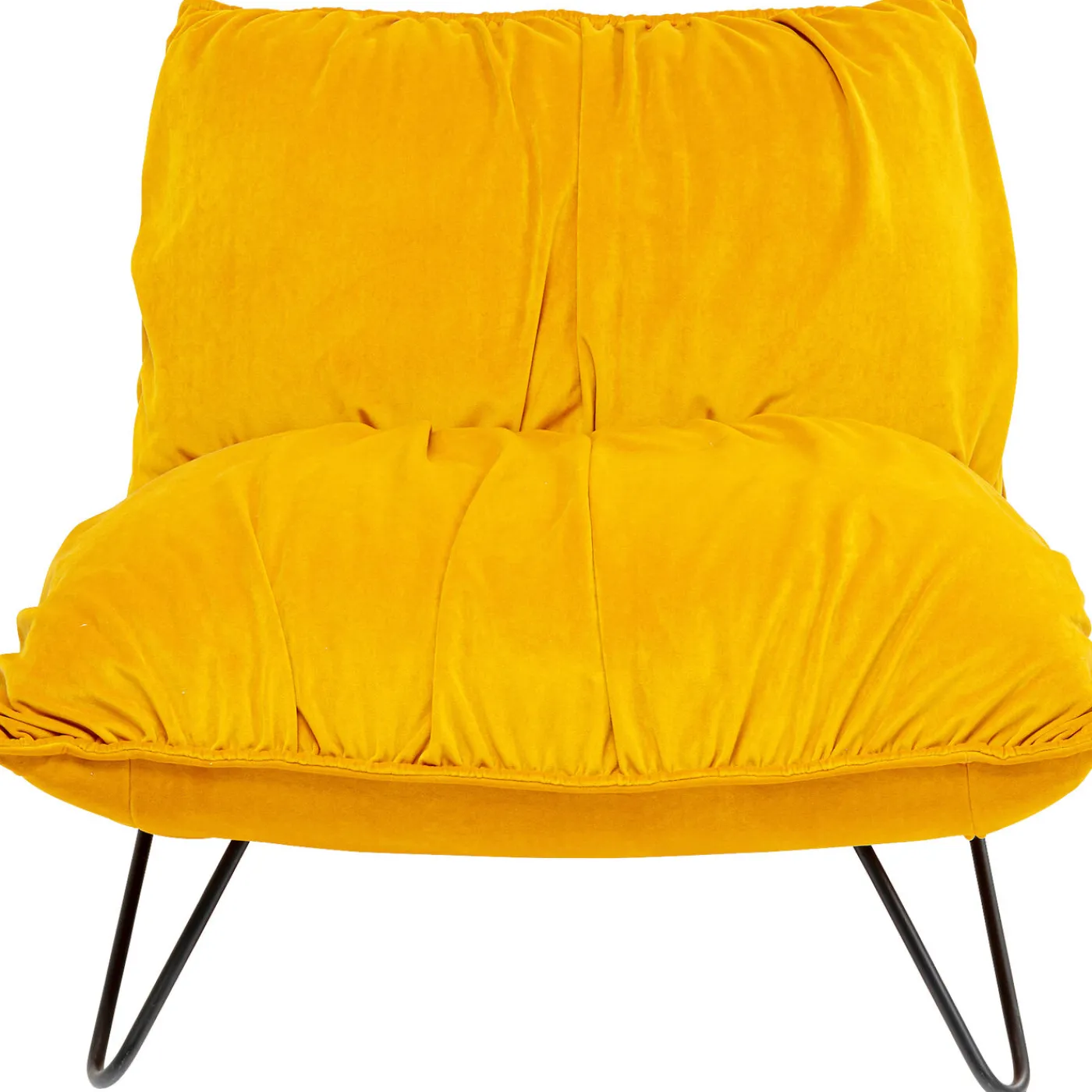 KARE Design Fauteuil Port Pino Jaune