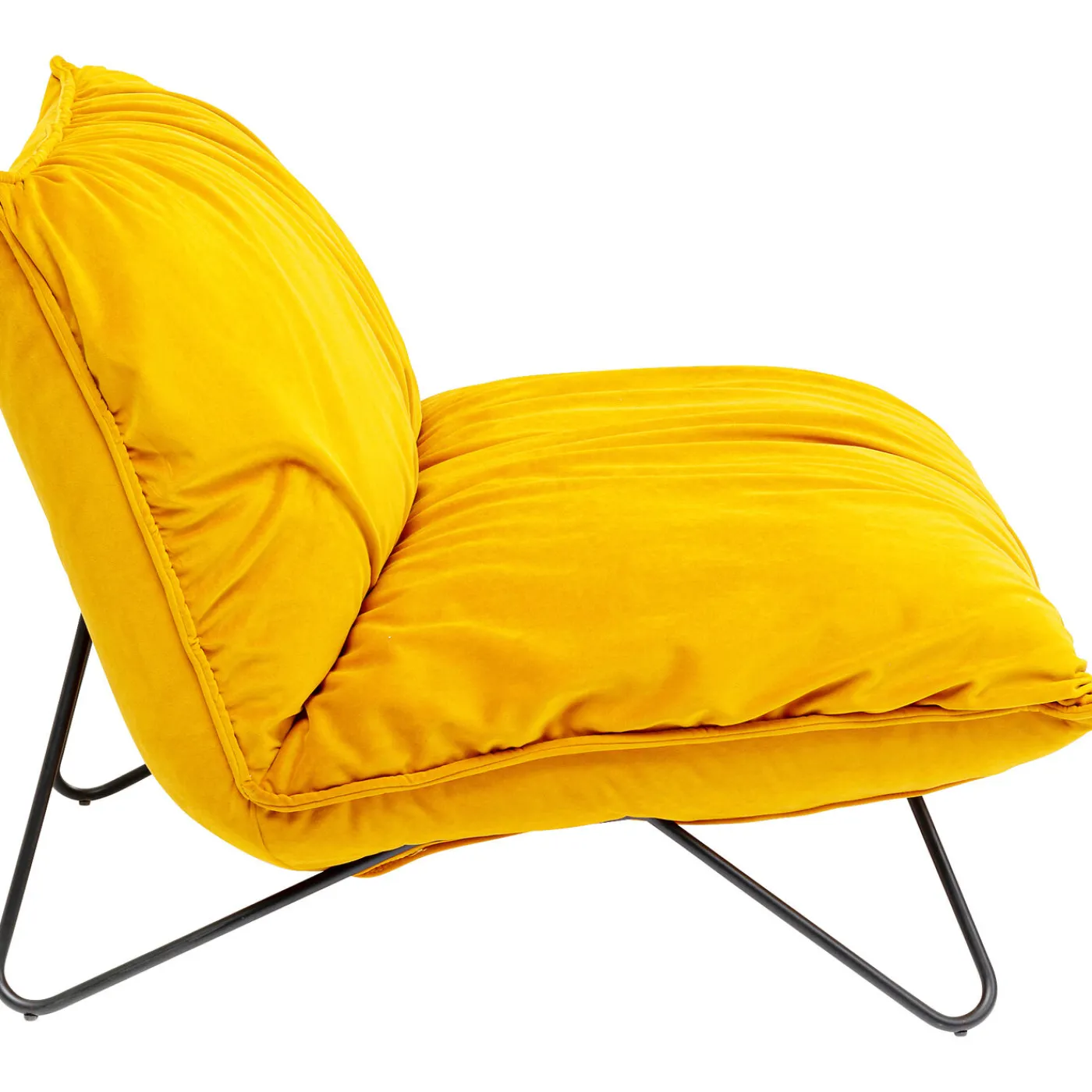 KARE Design Fauteuil Port Pino Jaune