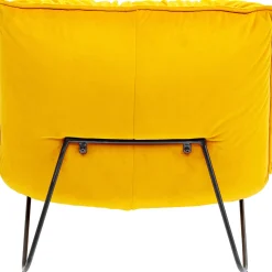 KARE Design Fauteuil Port Pino Jaune