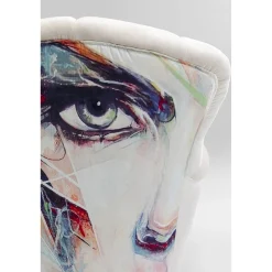 KARE Design Fauteuil Portrait Creme