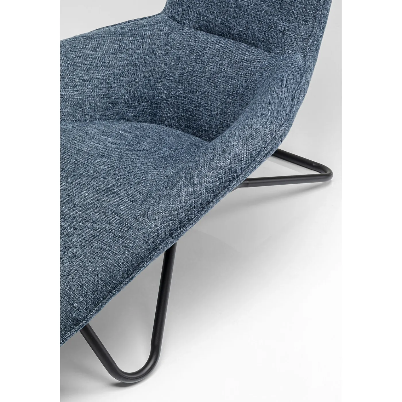 KARE Design Fauteuil Relax Granada Bleu Fonce