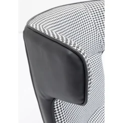 KARE Design Fauteuil Relax Granada Noir-Blanc