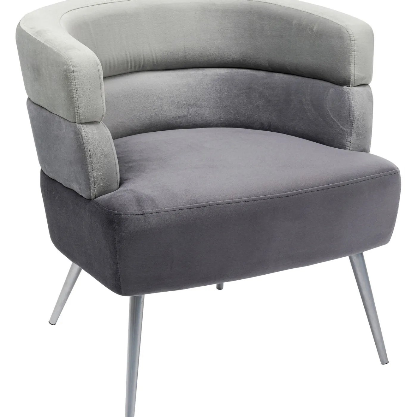 KARE Design Fauteuil Sandwich Gris