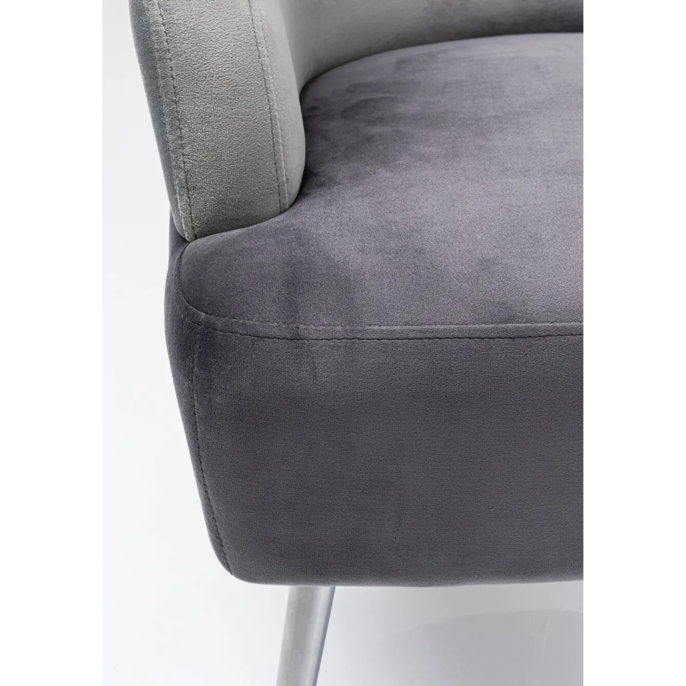 KARE Design Fauteuil Sandwich Gris