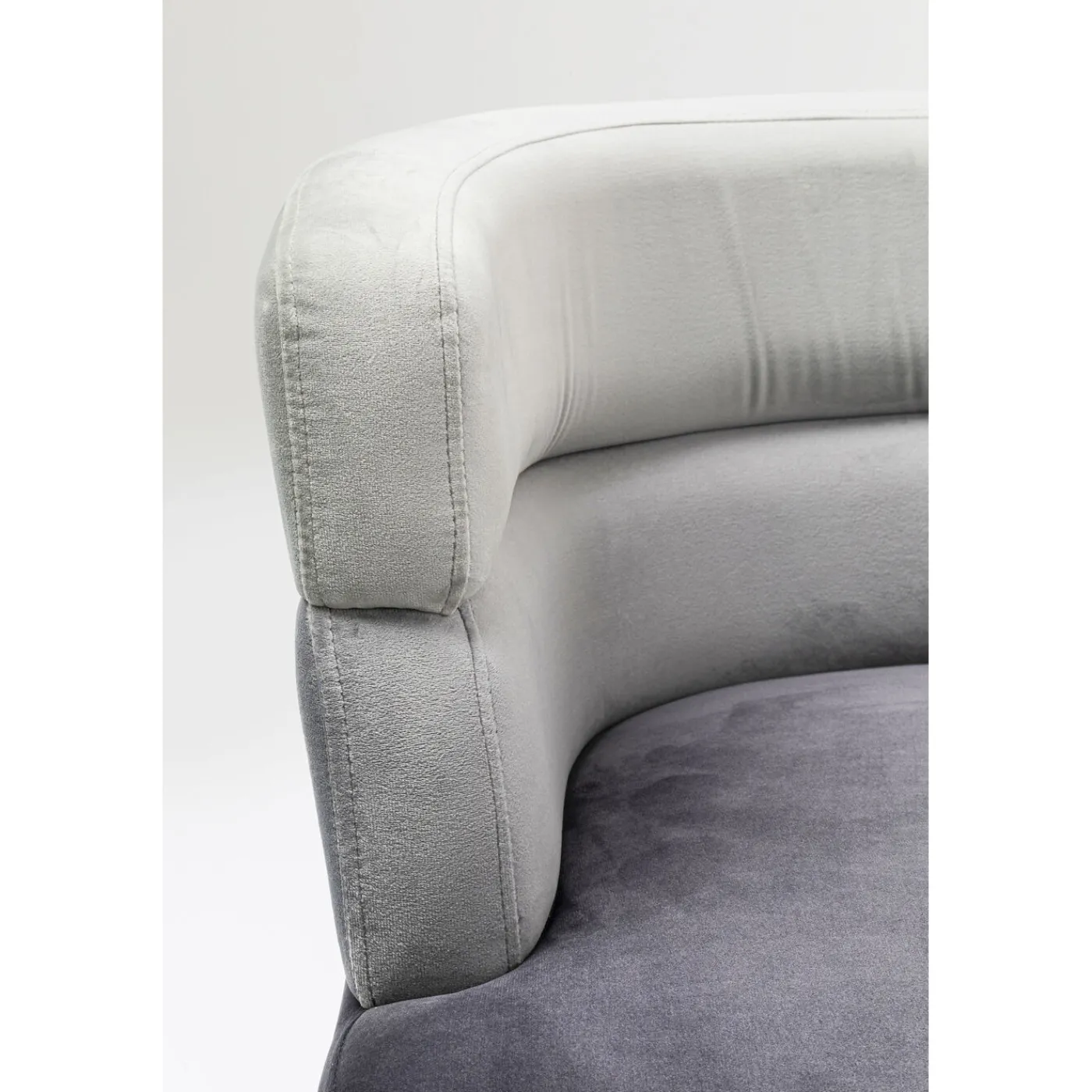 KARE Design Fauteuil Sandwich Gris