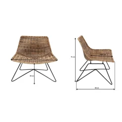 KARE Design Fauteuil Sansibar Lounge