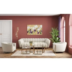 KARE Design Fauteuil Spectra Blanc