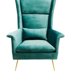KARE Design Fauteuil Vegas Forever Petrole