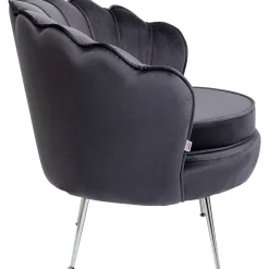 KARE Design Fauteuil Water Lily Chrome Gris