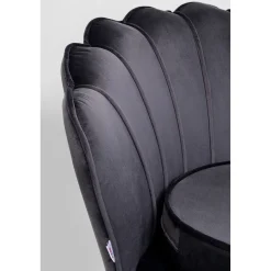 KARE Design Fauteuil Water Lily Chrome Gris