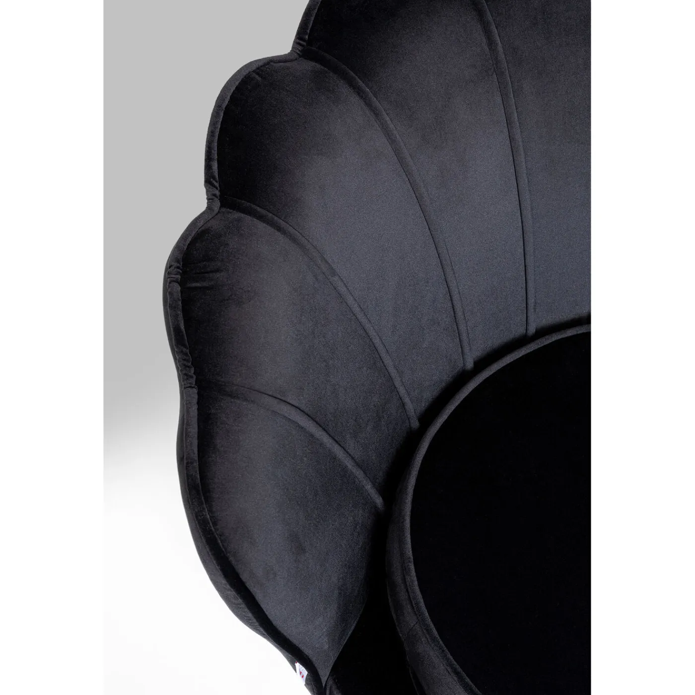 KARE Design Fauteuil Water Lily Chrome Noir