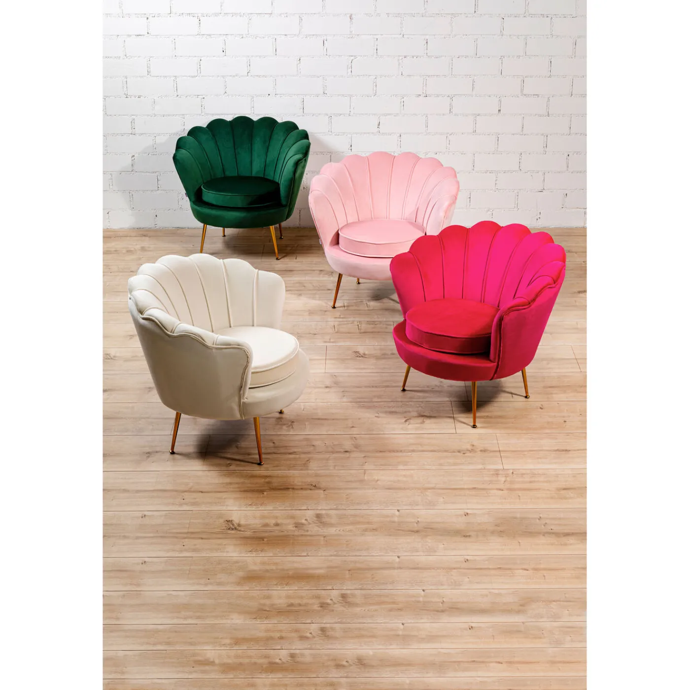 KARE Design Fauteuil Water Lily Gold Rose