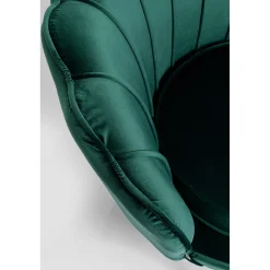KARE Design Fauteuil Water Lily Noir Vert Fonce