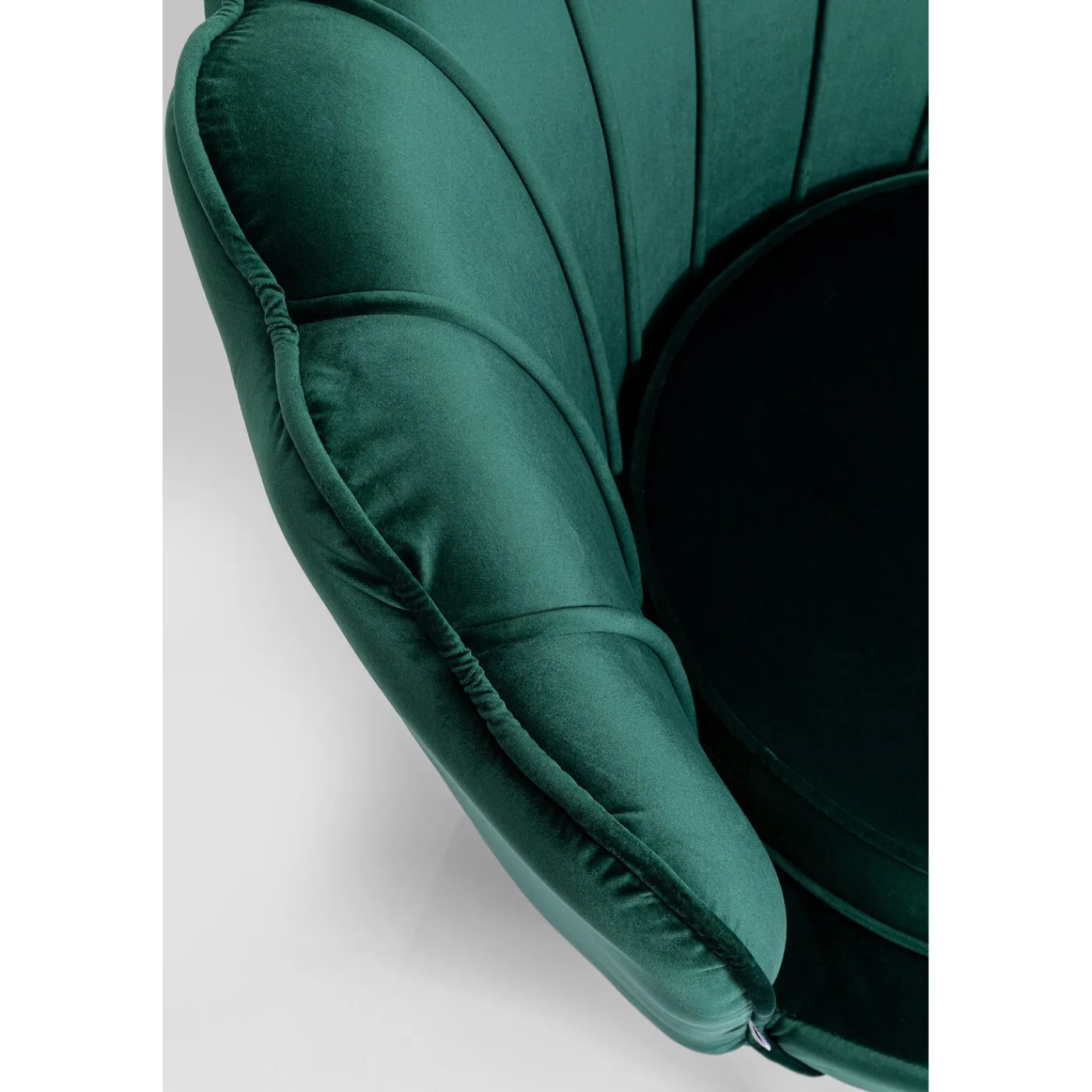 KARE Design Fauteuil Water Lily Noir Vert Fonce