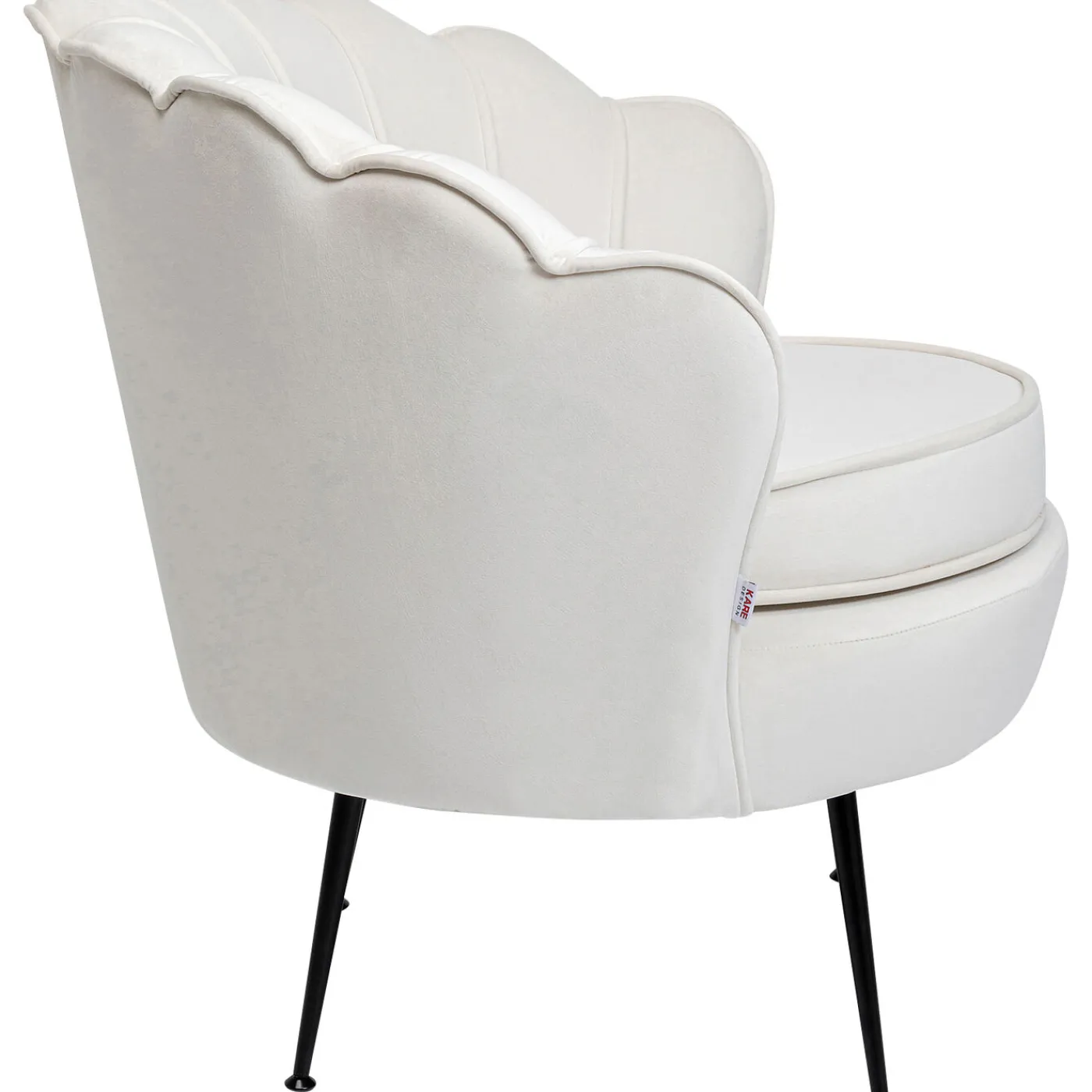 KARE Design Fauteuil Water Lily Noir Beige
