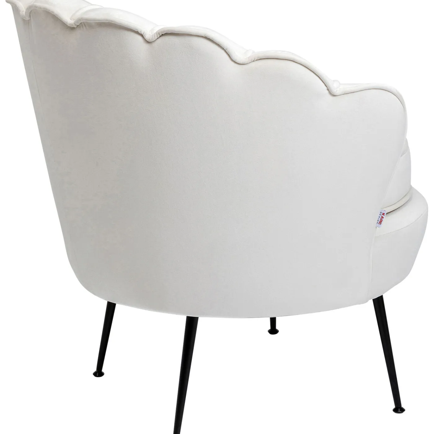 KARE Design Fauteuil Water Lily Noir Beige