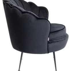 KARE Design Fauteuil Water Lily Noir Noir