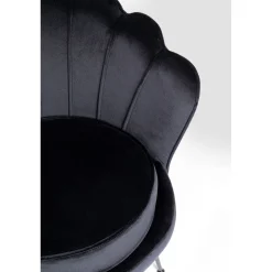 KARE Design Fauteuil Water Lily Noir Noir