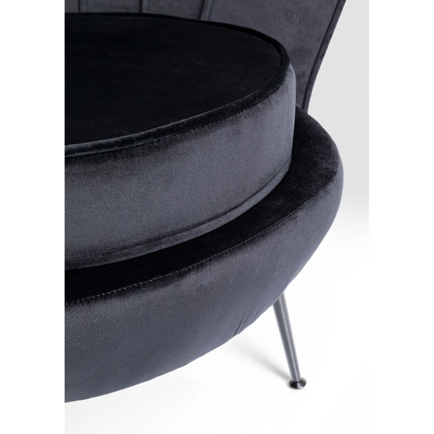 KARE Design Fauteuil Water Lily Noir Noir