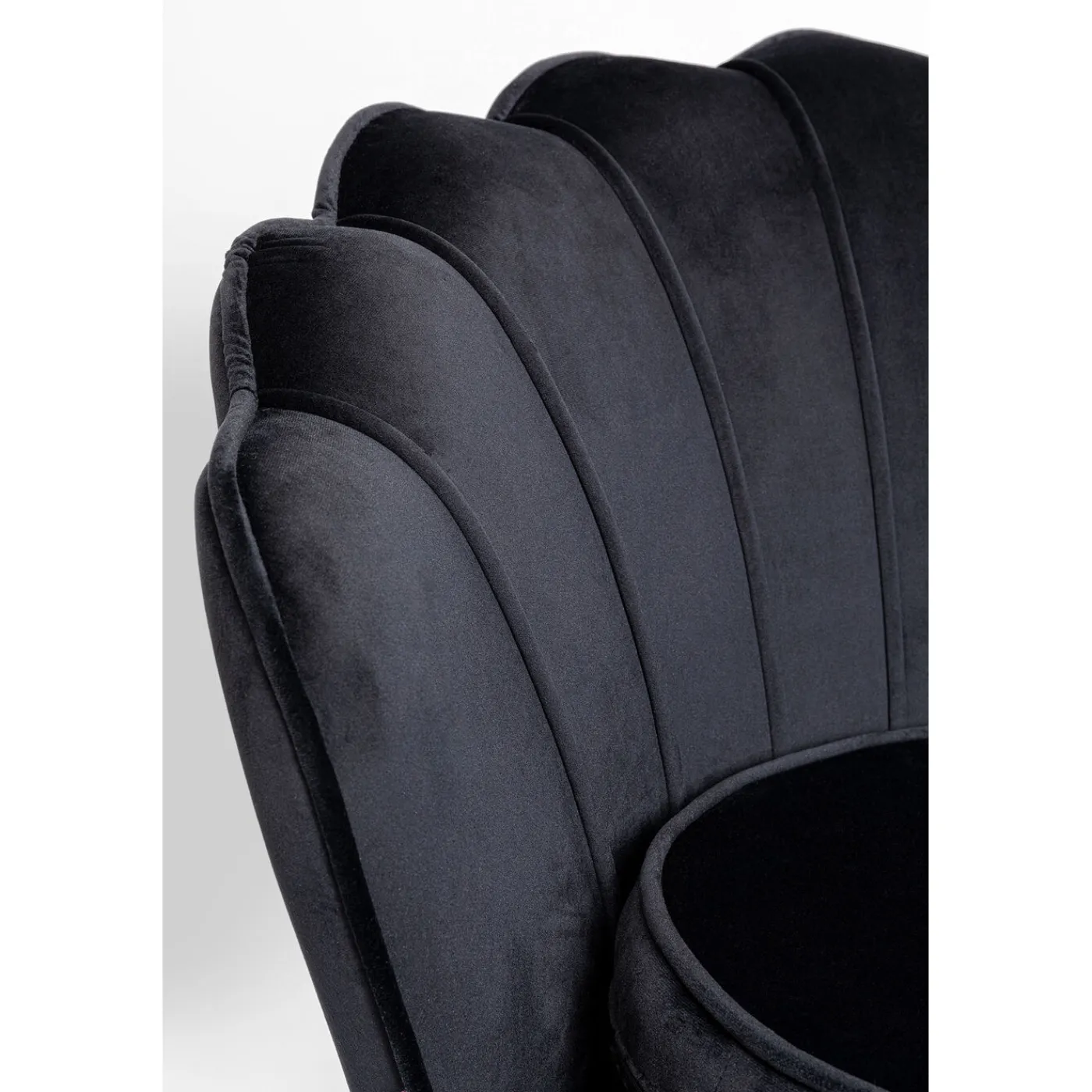 KARE Design Fauteuil Water Lily Noir Noir
