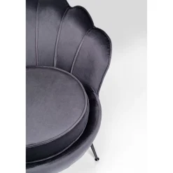 KARE Design Fauteuil Water Lily Noir Gris