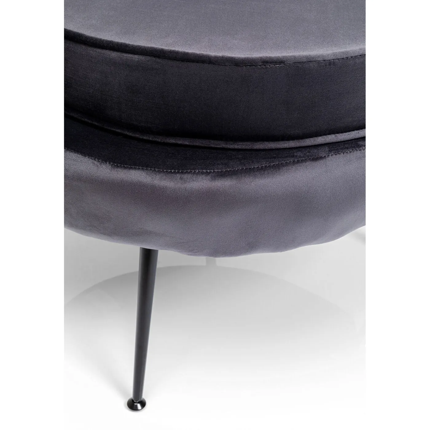 KARE Design Fauteuil Water Lily Noir Gris