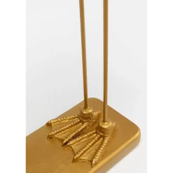 KARE Design Figurine Déco Flamingo Love Dore 63Cm