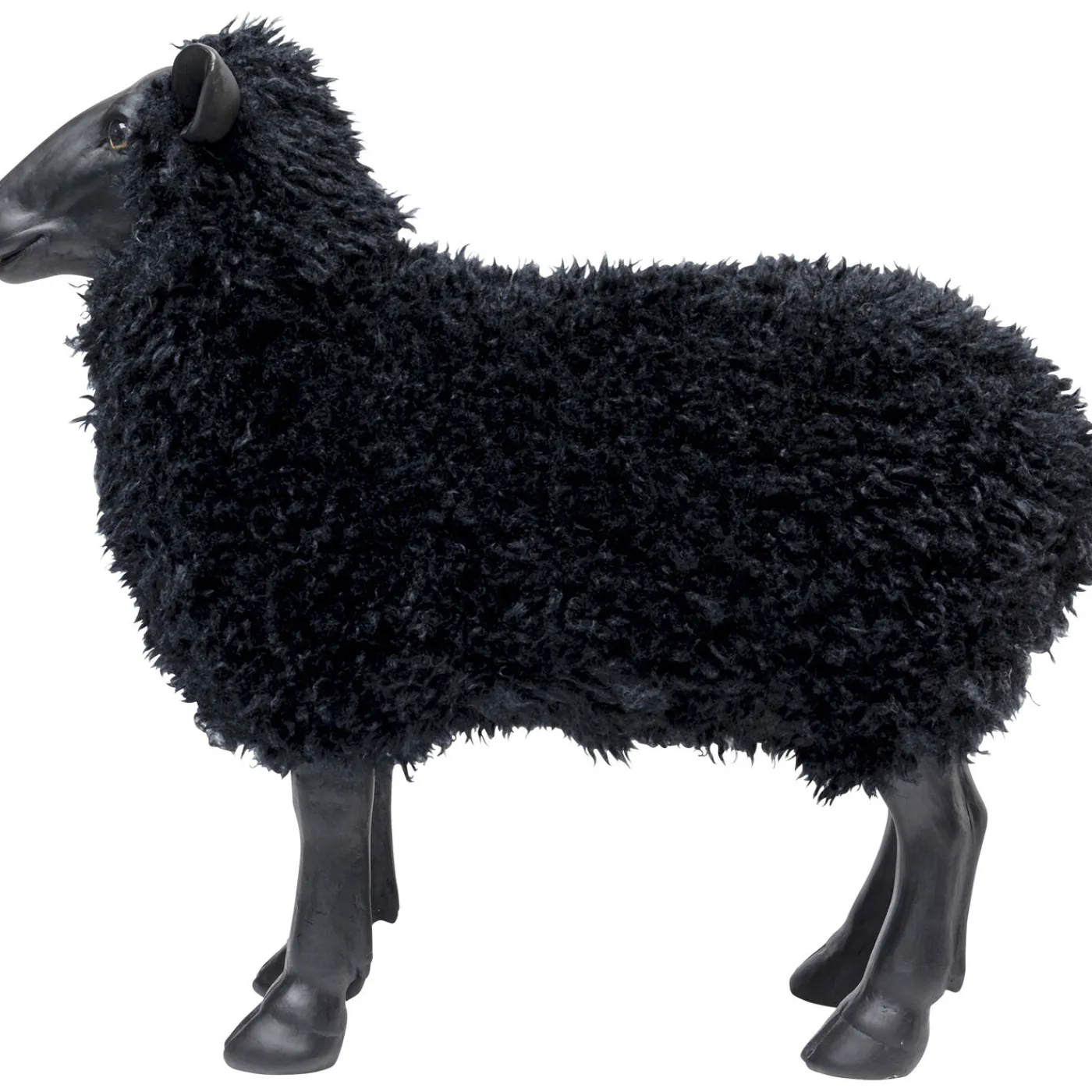 KARE Design Figurine Décorative Bathilde Noir 48Cm