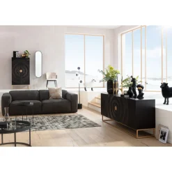 KARE Design Figurine Décorative Bathilde Noir 48Cm