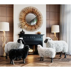 KARE Design Figurine Décorative Bathilde Blanc 73Cm