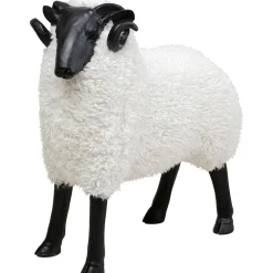 KARE Design Figurine Décorative Bathilde Ram Blanc 78Cm