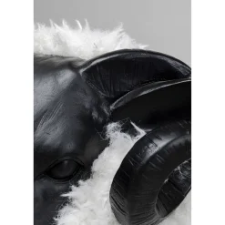 KARE Design Figurine Décorative Bathilde Ram Blanc 78Cm