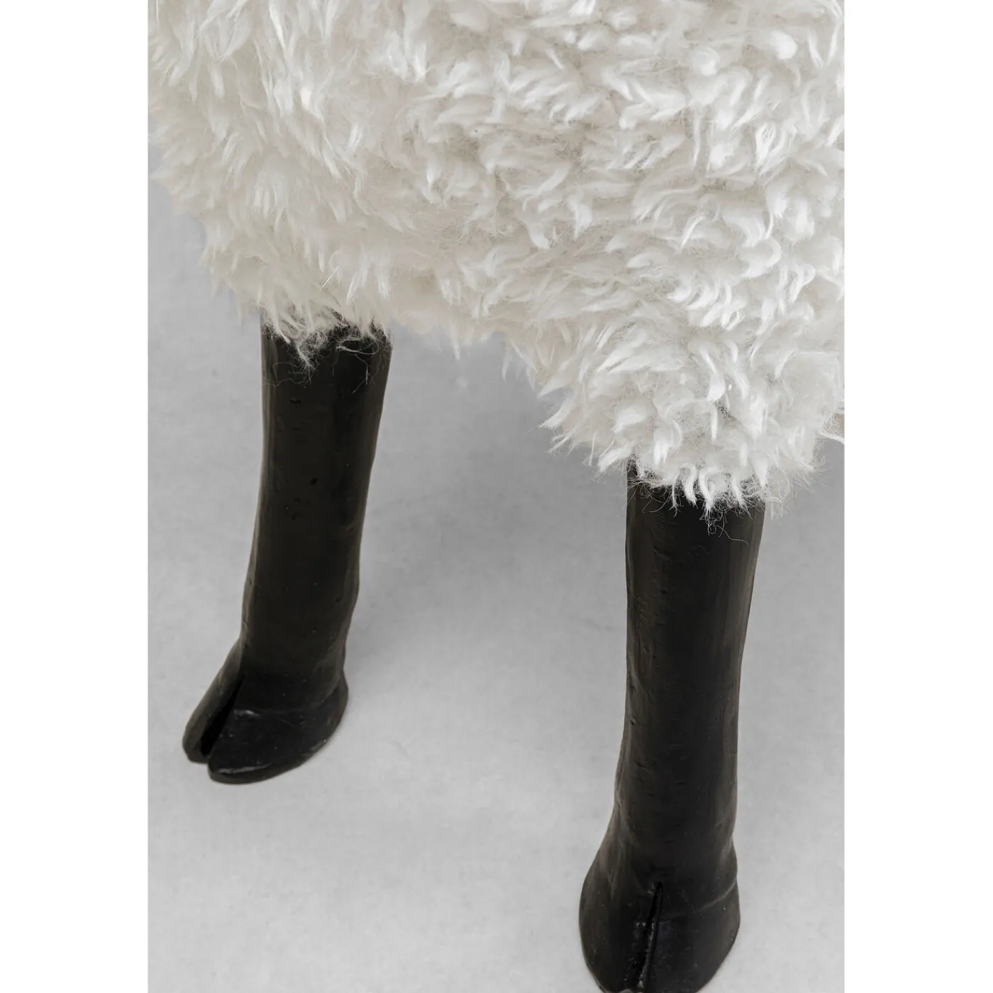 KARE Design Figurine Décorative Bathilde Ram Blanc 78Cm