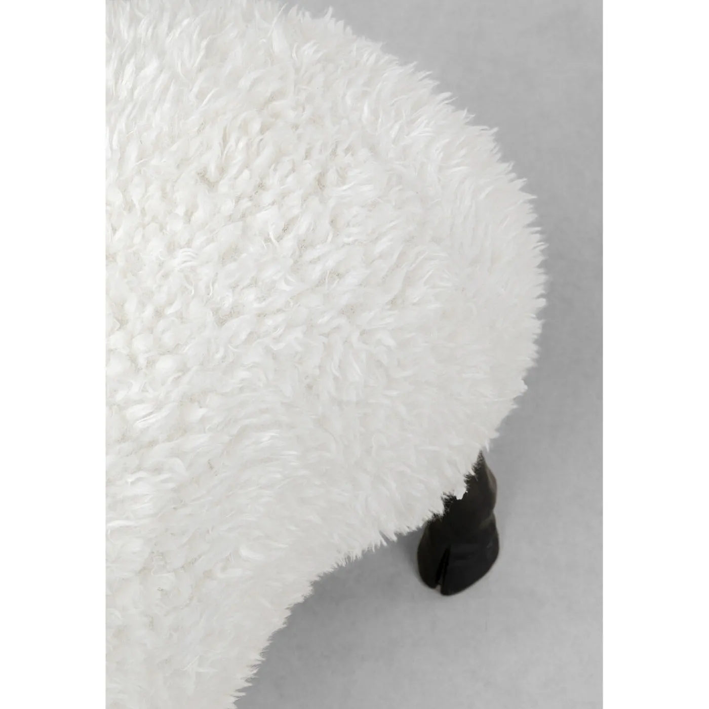 KARE Design Figurine Décorative Bathilde Ram Blanc 78Cm